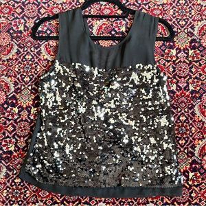 BCBG Maxazaria Sequins Low-back Top